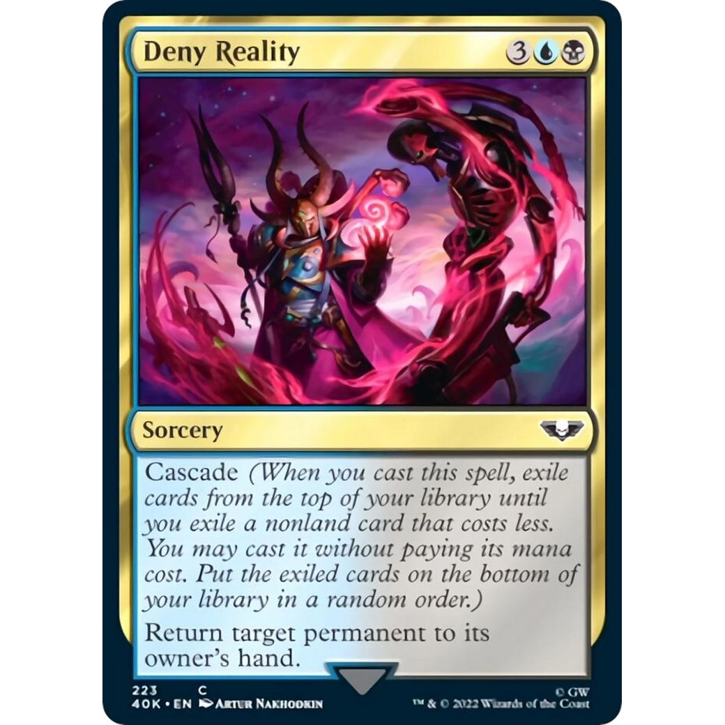 Image for Deny Reality (Surge Foil) (223) (40K) - Magic: The Gathering