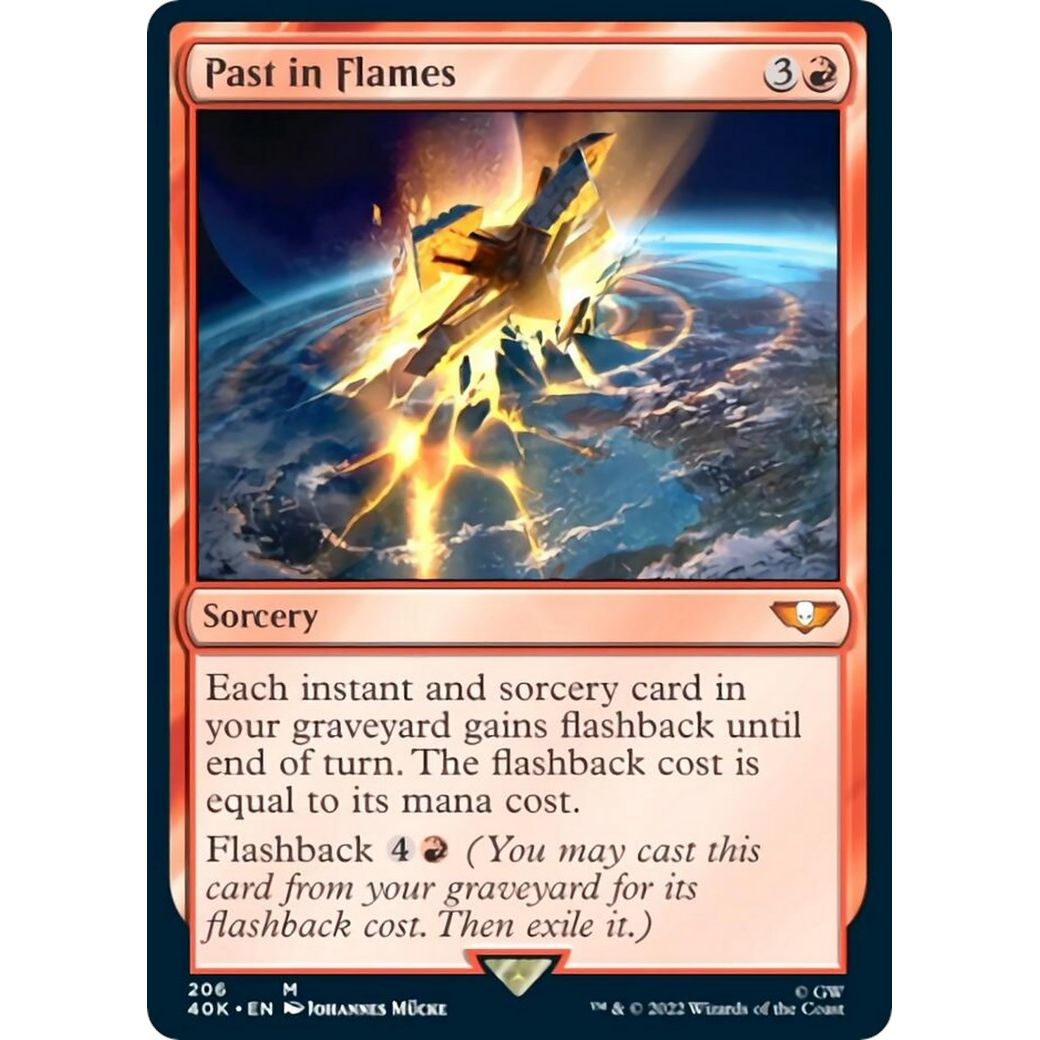 Image for Past in Flames (Surge Foil) (206) (40K) - Magic: The Gathering