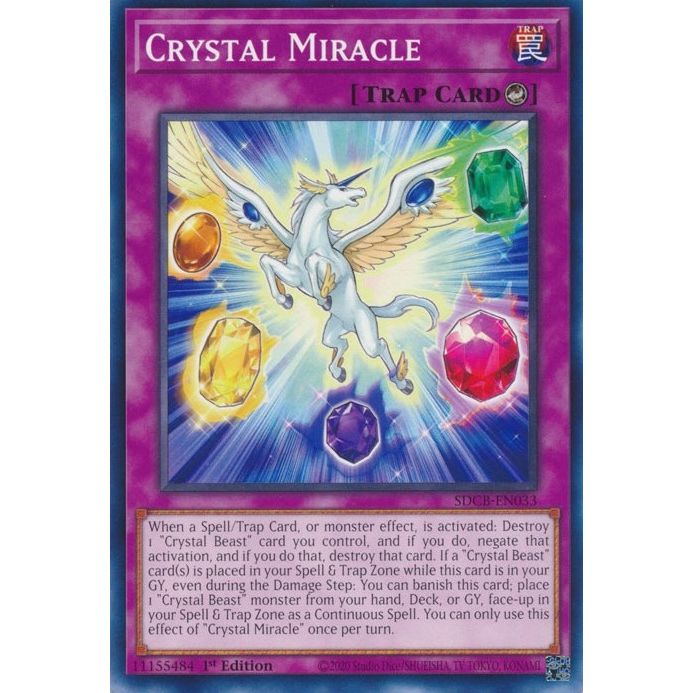 Image for Crystal Miracle (SDCB-EN033) (SDCB) - YuGiOh