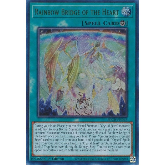 Image for Rainbow Bridge of the Heart (SDCB-EN045) (SDCB) - YuGiOh