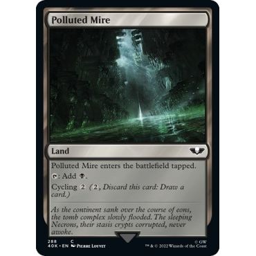 Image for Polluted Mire (288) (40K) - Magic: The Gathering