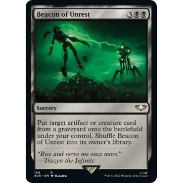 Image for Beacon of Unrest (Surge Foil) (194) (40K) - Magic: The Gathering