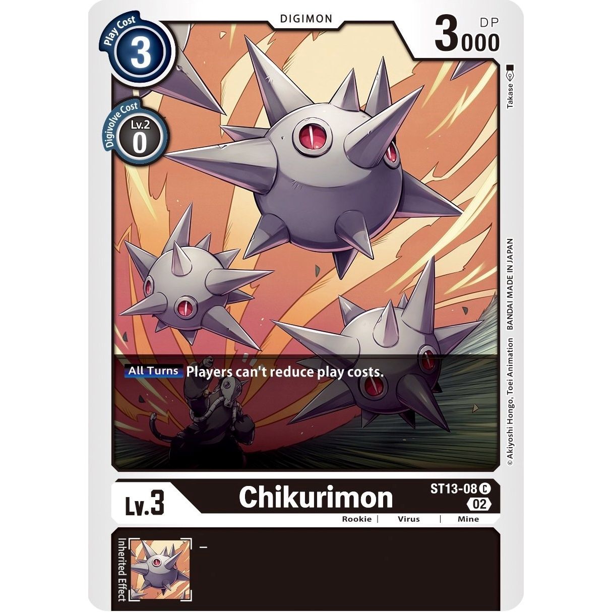 Image for Chikurimon (ST13-08 C) (ST-13) - Digimon Card Game