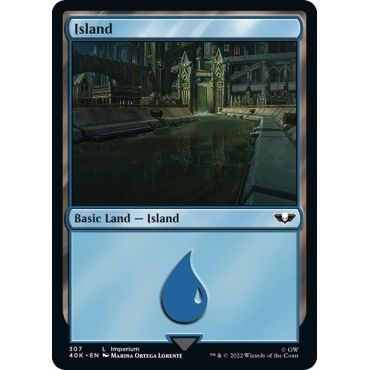 Image for Island (307) (Surge Foil) (307) (40K) - Magic: The Gathering