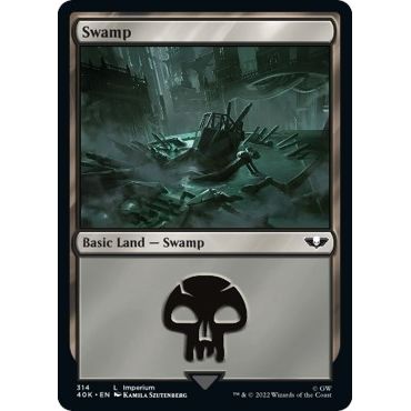 Image for Swamp (314) (314) (40K) - Magic: The Gathering