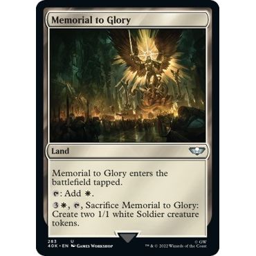 Image for Memorial to Glory (Surge Foil) (283) (40K) - Magic: The Gathering