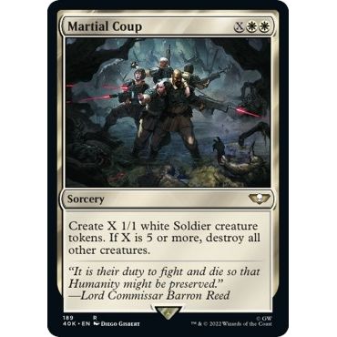 Image for Martial Coup (189) (40K) - Magic: The Gathering