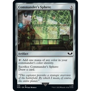 Image for Commander's Sphere (233) (233) (40K) - Magic: The Gathering