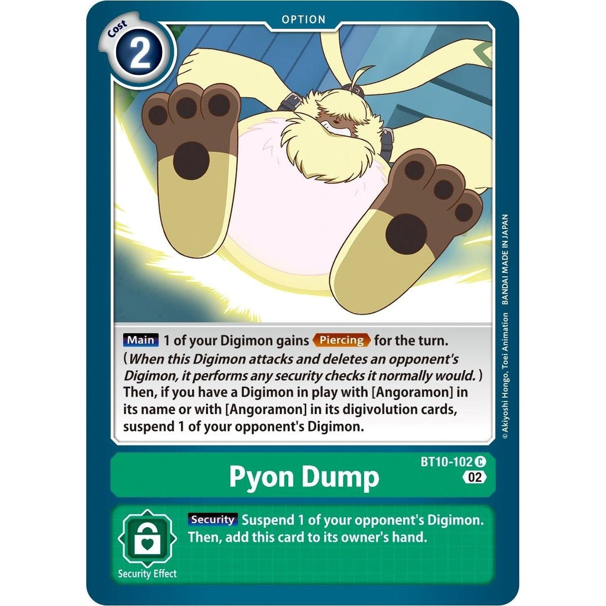 Image for Pyon Dump (BT10-102 C) (BT10) - Digimon Card Game