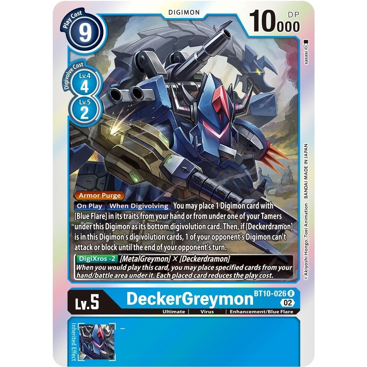 Image for DeckerGreymon (BT10-026 R) (BT10) - Digimon Card Game