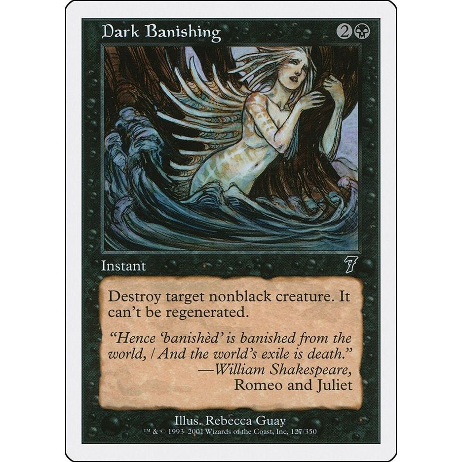 Image for Dark Banishing (127) (7ED) - Magic: The Gathering