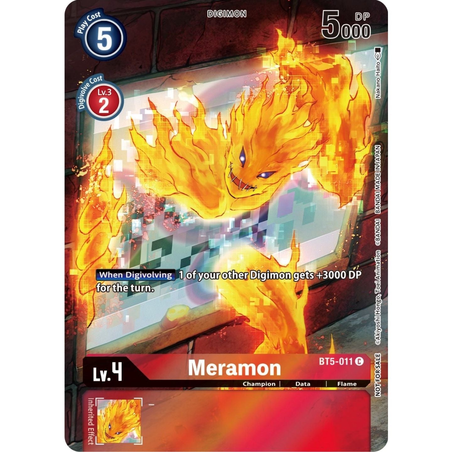 Image for Meramon (25th Special Memorial Pack) (BT5-011 C) (BT05) - Digimon Card Game