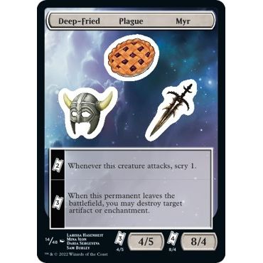 Image for Deep-Fried Plague Myr (14) (UNF) - Magic: The Gathering