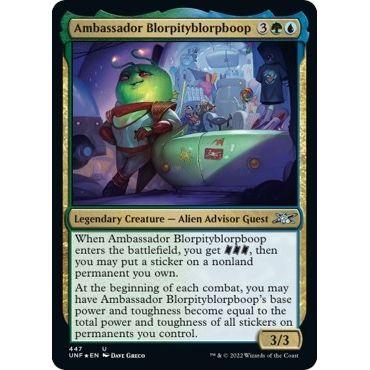 Image for Ambassador Blorpityblorpboop (Galaxy Foil) (447) (UNF) - Magic: The Gathering