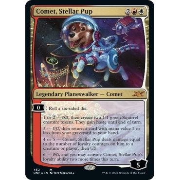 Image for Comet, Stellar Pup (Galaxy Foil) (452) (UNF) - Magic: The Gathering