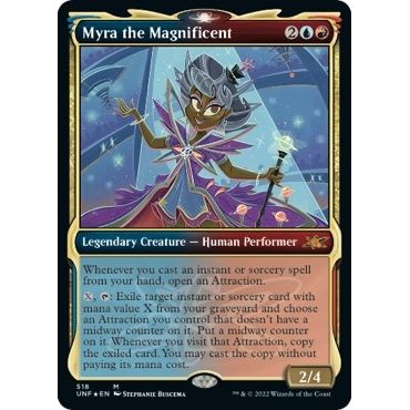 Image for Myra the Magnificent (Showcase) (Galaxy Foil) (518) (UNF) - Magic: The Gathering
