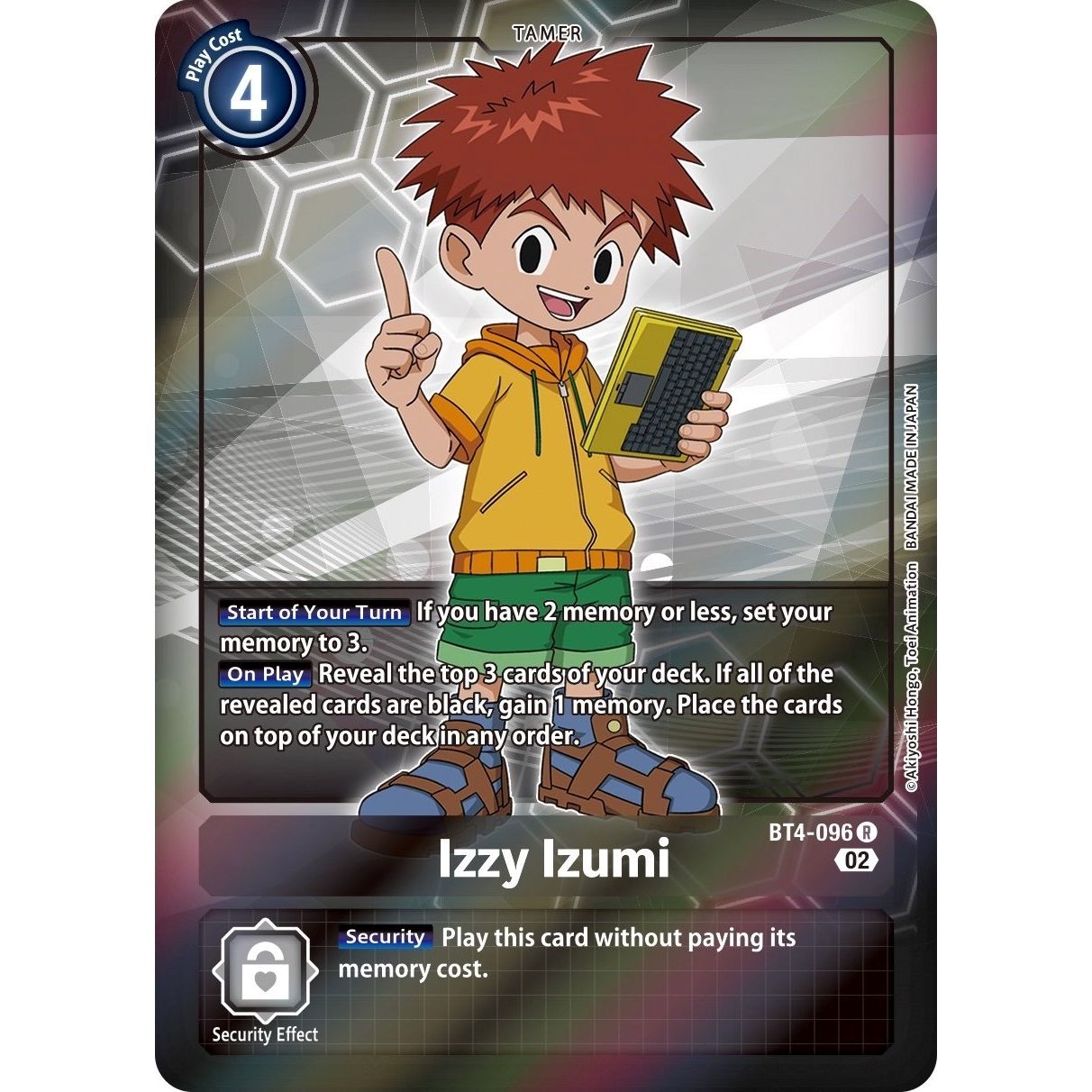 Image for Izzy Izumi (Alternate Art) (BT4-096 R) (ST-13) - Digimon Card Game