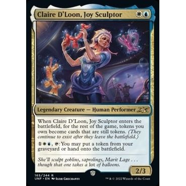 Image for Claire D'Loon, Joy Sculptor (165) (UNF) - Magic: The Gathering