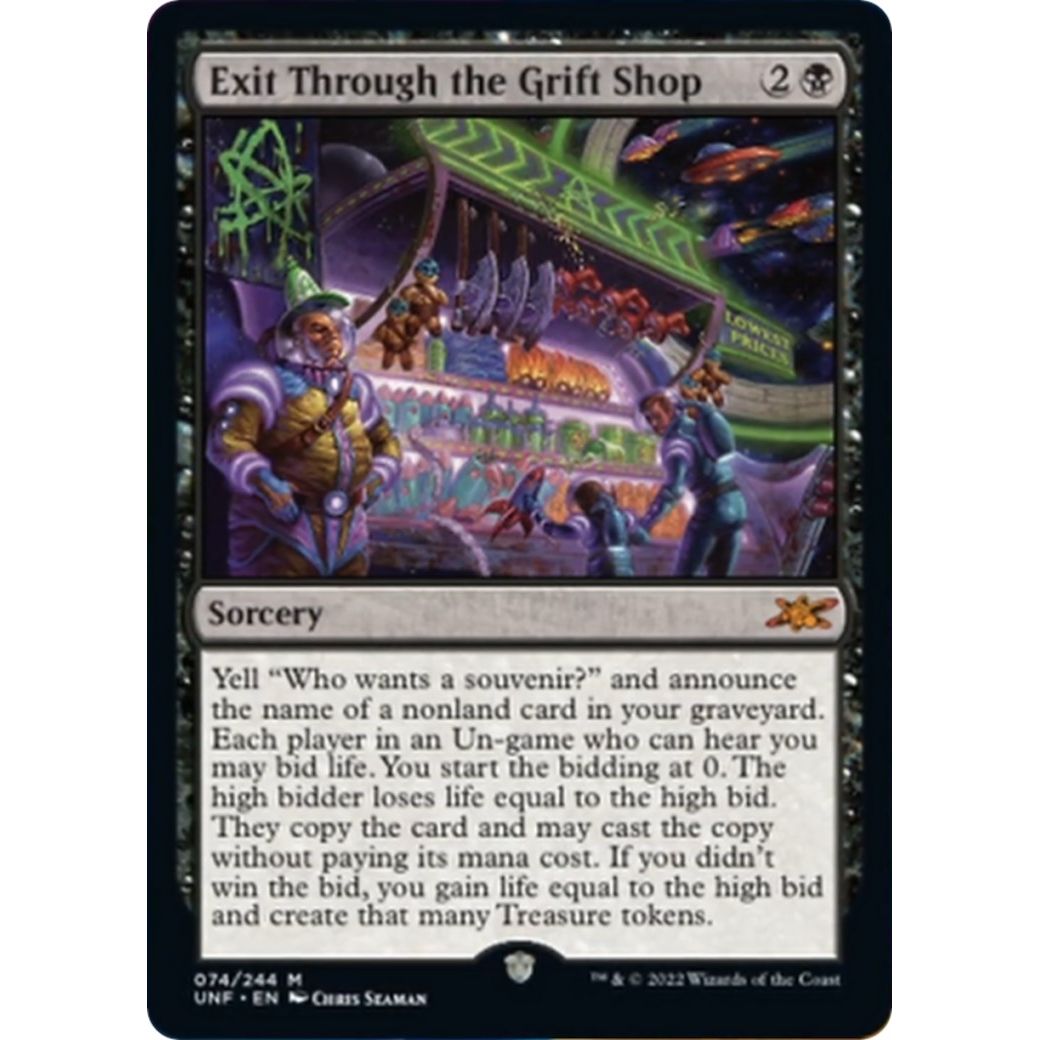 Image for Exit Through the Grift Shop (74) (UNF) - Magic: The Gathering