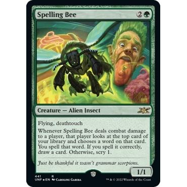Image for Spelling Bee (Galaxy Foil) (441) (UNF) - Magic: The Gathering