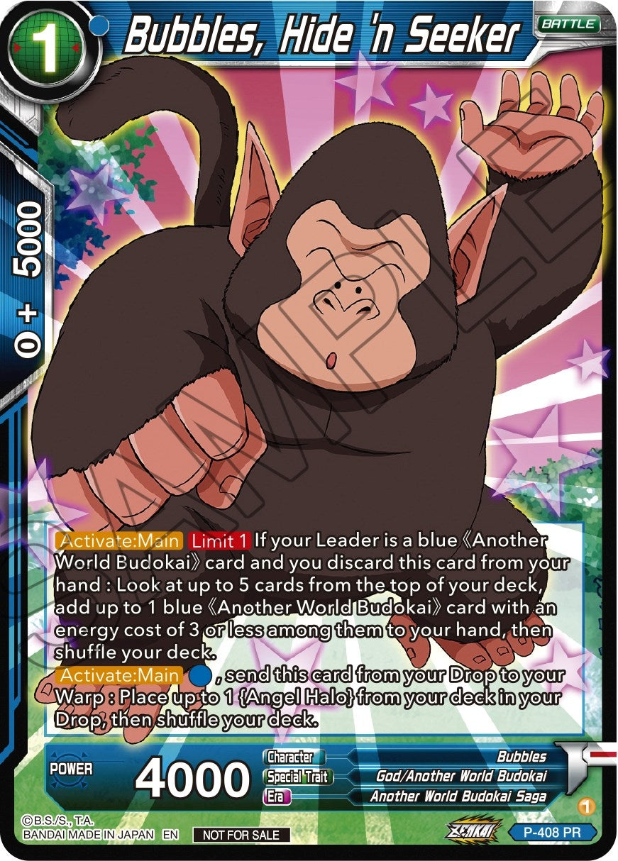 Image for Bubbles, Hide 'n Seeker (Zenkai Series Tournament Pack Vol.1) (P-408) (TPR) - Dragon Ball Super: Masters