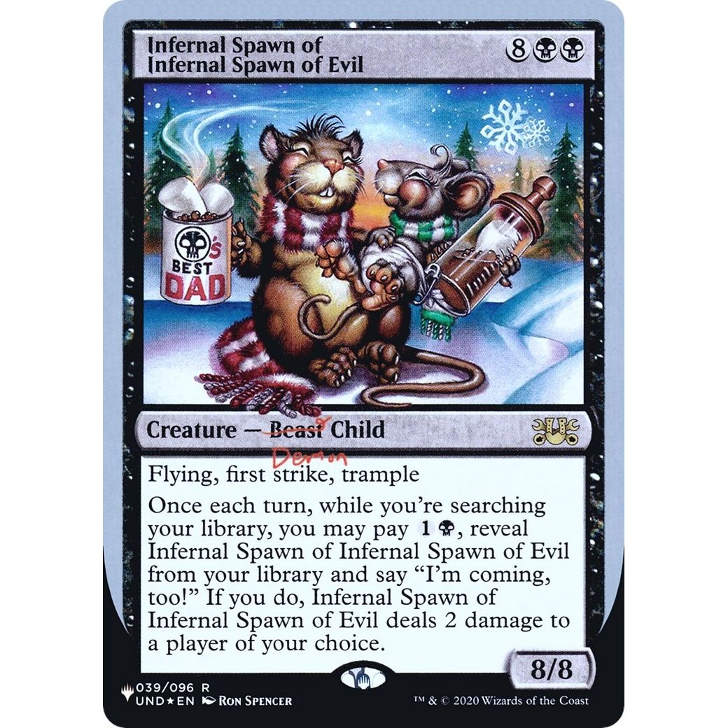 Image for Infernal Spawn of Infernal Spawn of Evil (039/096) (LIST) - Magic: The Gathering