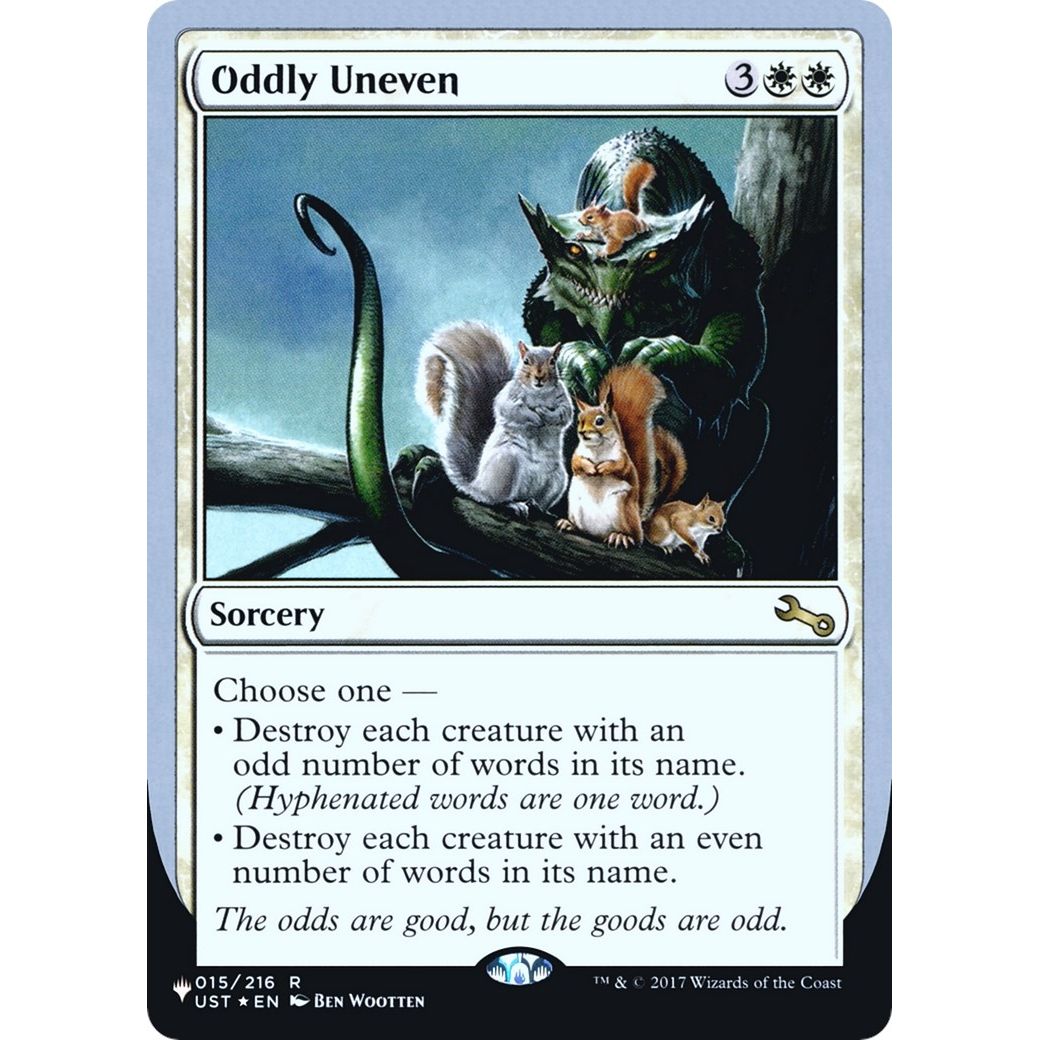 Image for Oddly Uneven (015/216) (LIST) - Magic: The Gathering