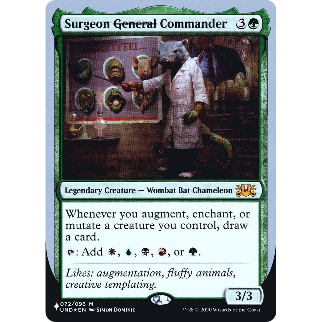 Image for Surgeon ~General~ Commander (072/096) (LIST) - Magic: The Gathering