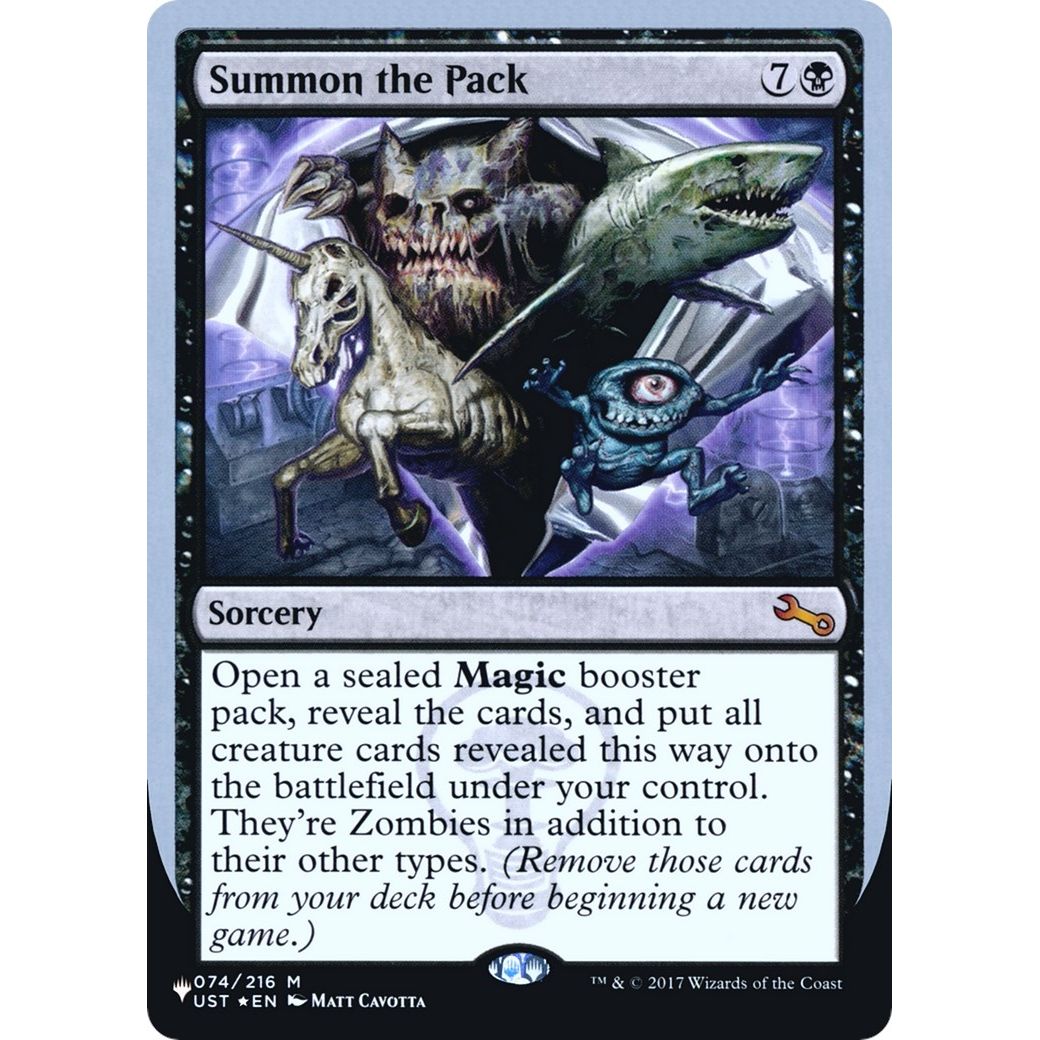 Image for Summon the Pack (074/216) (LIST) - Magic: The Gathering