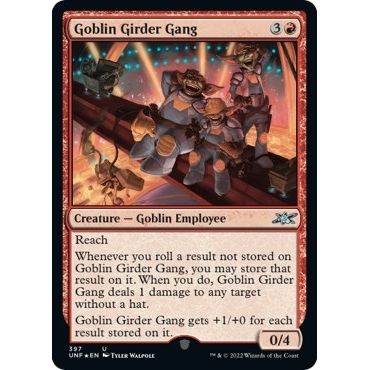 Image for Goblin Girder Gang (Galaxy Foil) (397) (UNF) - Magic: The Gathering