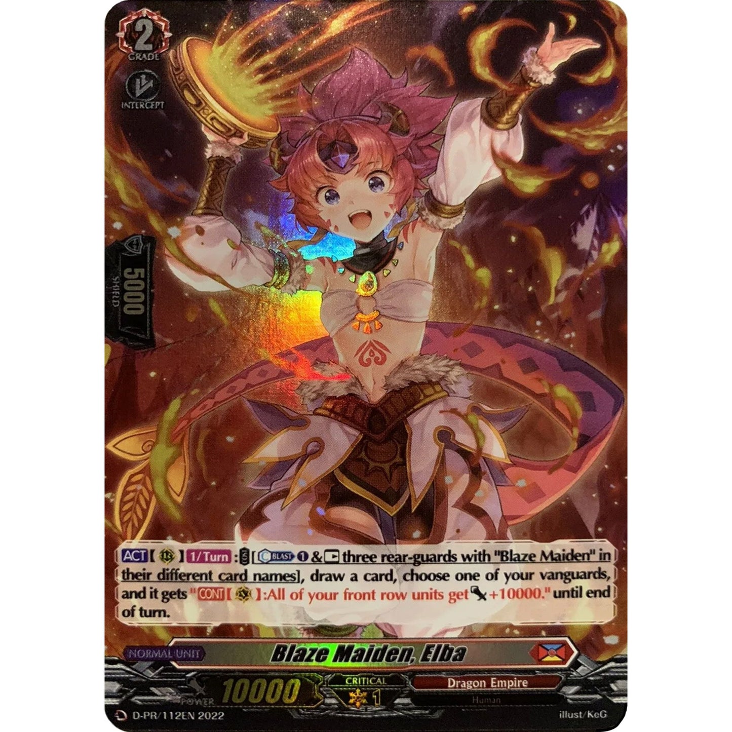 Image for Blaze Maiden, Elba (112) (Foil) (D-PR/112EN) (D-PR) - Cardfight Vanguard