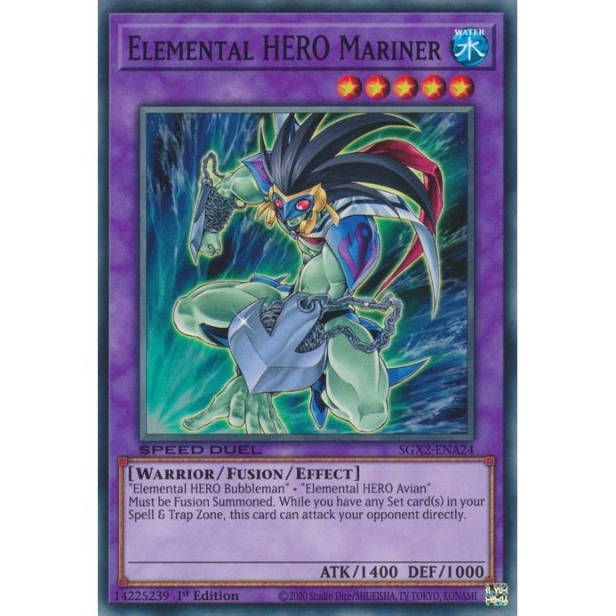 Image for Elemental HERO Mariner (SGX2-ENA24) (SGX2) - YuGiOh
