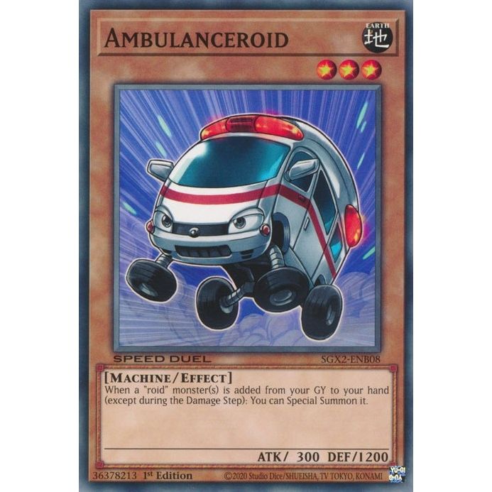Image for Ambulanceroid (SGX2-ENB08) (SGX2) - YuGiOh