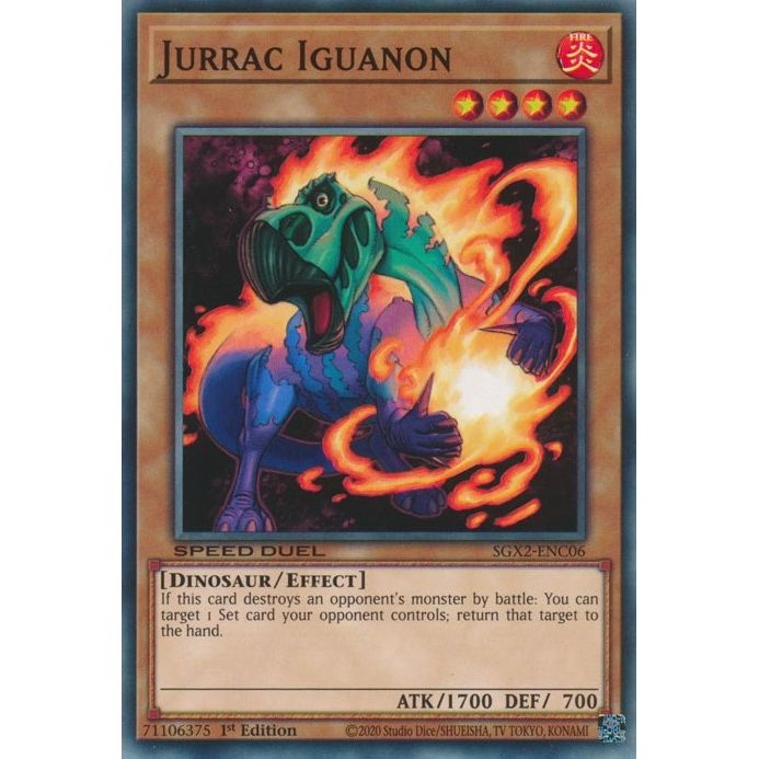 Image for Jurrac Iguanon (SGX2-ENC06) (SGX2) - YuGiOh