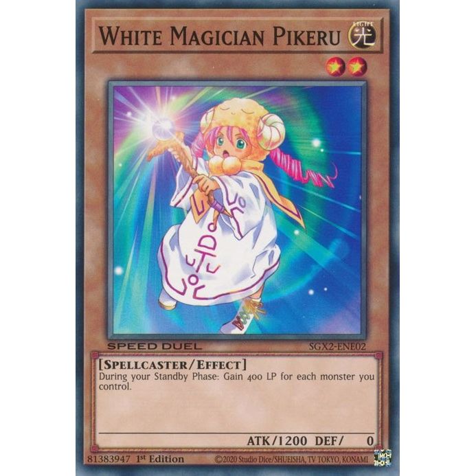 Image for White Magician Pikeru (SGX2-ENE02) (SGX2) - YuGiOh