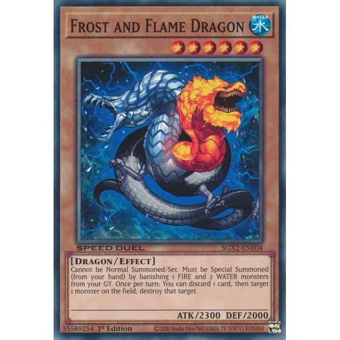 Image for Frost and Flame Dragon (SGX2-ENE04) (SGX2) - YuGiOh
