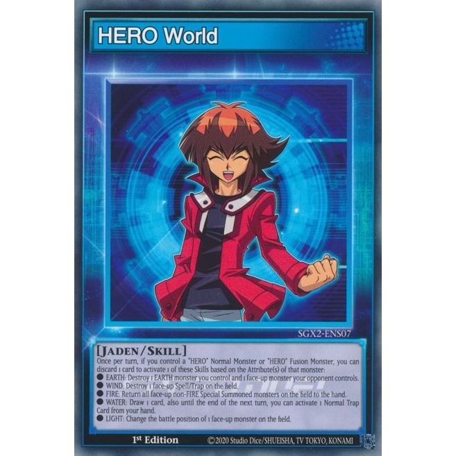 Image for HERO World (SGX2-ENS07) (SGX2) - YuGiOh