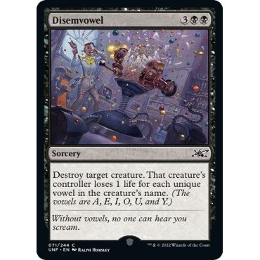 Image for Disemvowel (71) (UNF) - Magic: The Gathering