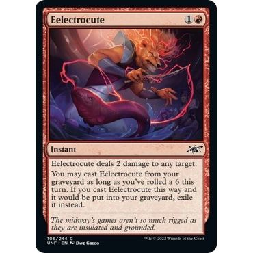 Image for Eelectrocute (106) (UNF) - Magic: The Gathering