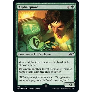 Image for Alpha Guard (Galaxy Foil) (415) (UNF) - Magic: The Gathering