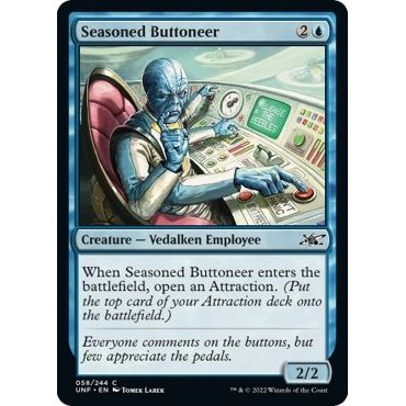 Image for Seasoned Buttoneer (58) (UNF) - Magic: The Gathering