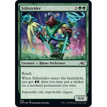 Image for Stiltstrider (Galaxy Foil) (443) (UNF) - Magic: The Gathering