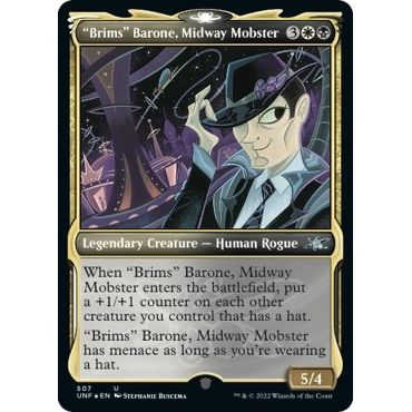 Image for "Brims" Barone, Midway Mobster (Showcase) (Galaxy Foil) (507) (UNF) - Magic: The Gathering