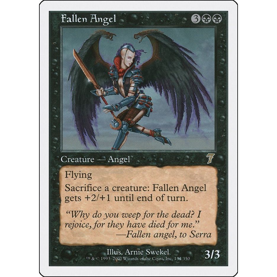 Image for Fallen Angel (134) (7ED) - Magic: The Gathering