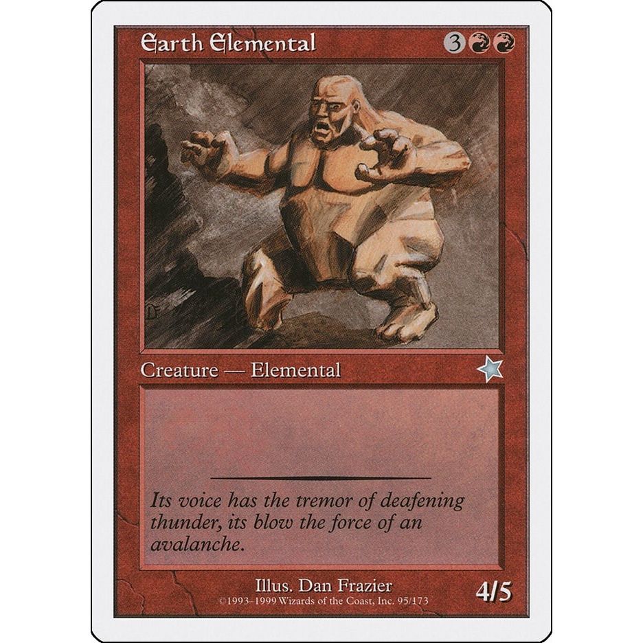 Image for Earth Elemental (95) (S99) - Magic: The Gathering