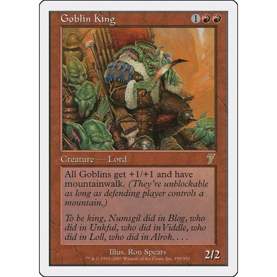 Image for Goblin King (190) (7ED) - Magic: The Gathering
