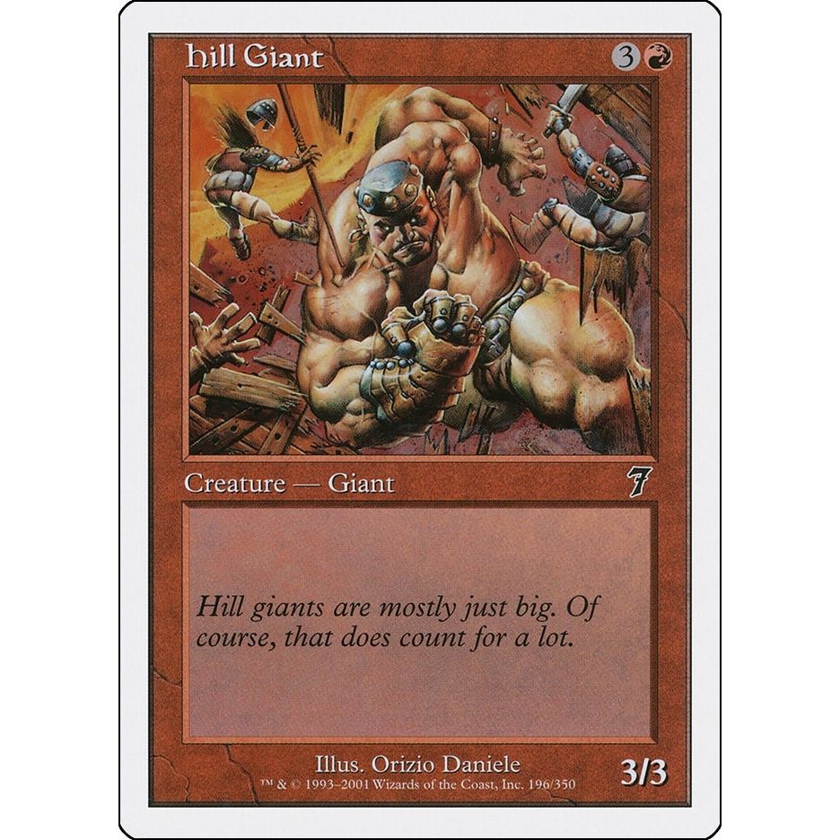 Image for Hill Giant (196) (7ED) - Magic: The Gathering
