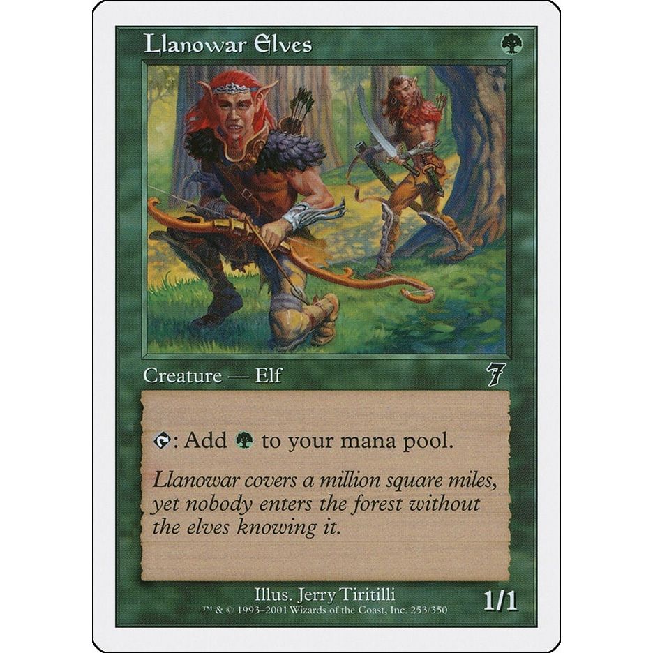 Image for Llanowar Elves (253) (7ED) - Magic: The Gathering