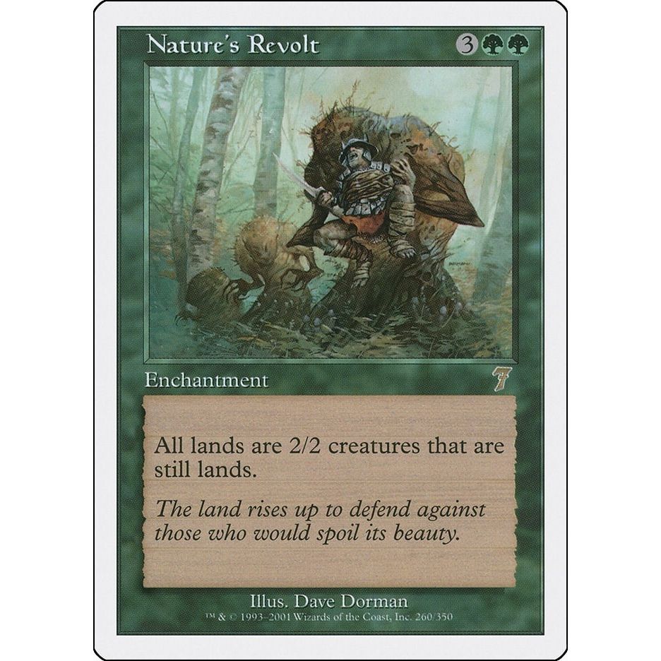 Image for Nature's Revolt (260) (7ED) - Magic: The Gathering