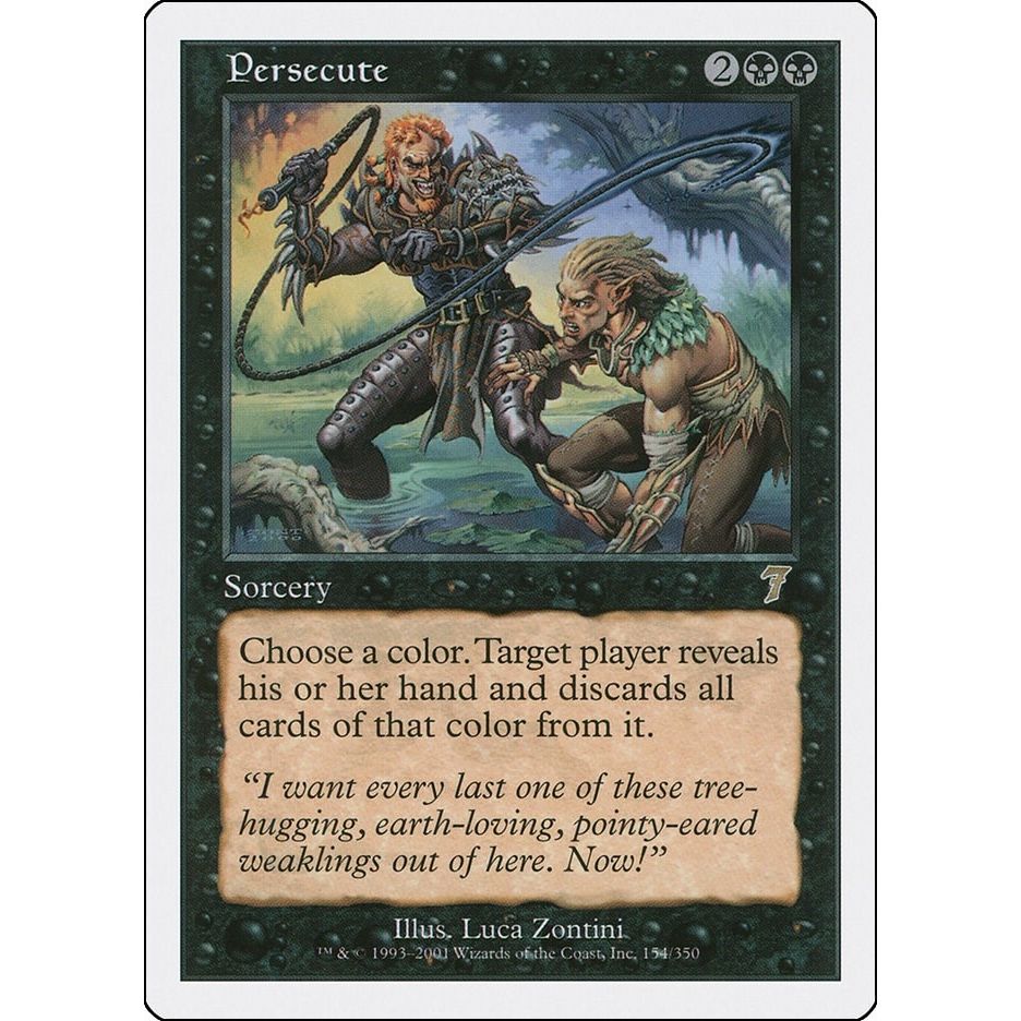 Image for Persecute (154) (7ED) - Magic: The Gathering